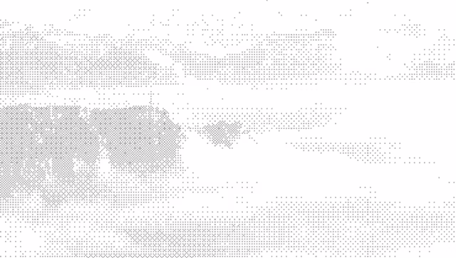 Abstract halftone pattern of clouds