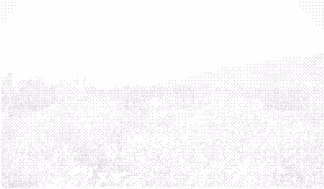 Abstract dotted pattern resembling a hazy landscape with a light sky
